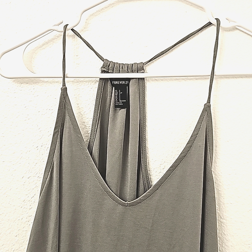 Green Racerback Dress - Picture 3 of 6
